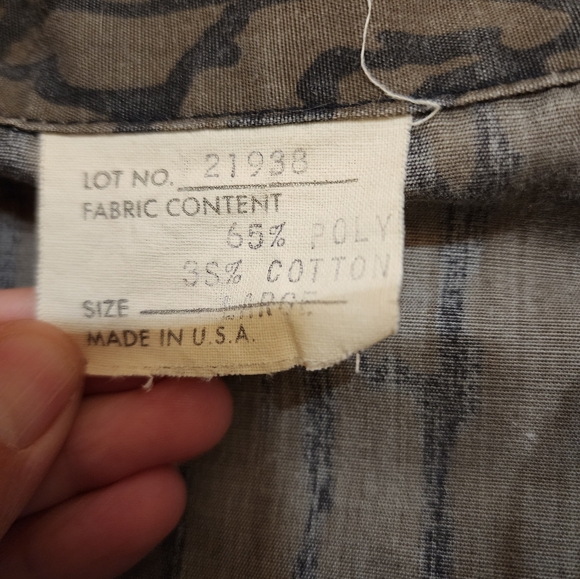 Vintage Trebark Camo Hunting Jacket, Size Large - Picture 9 of 9